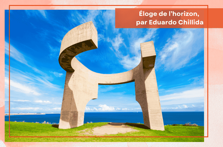 Sculpture par Euardo Chillida, Eloge de l'Horizon