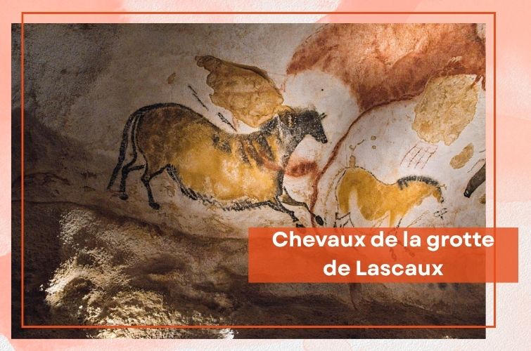 Peinture des chevaux grottes de lascaux