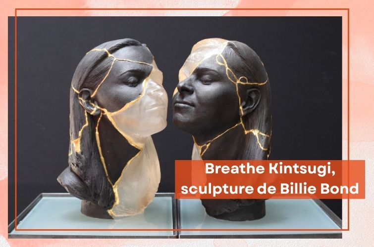 Breathe Kintsugi, sculpture de Billie Bond