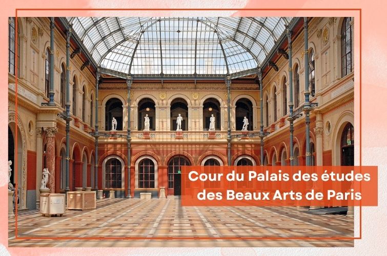 Cour du palais des etudes des beaux arts de paris