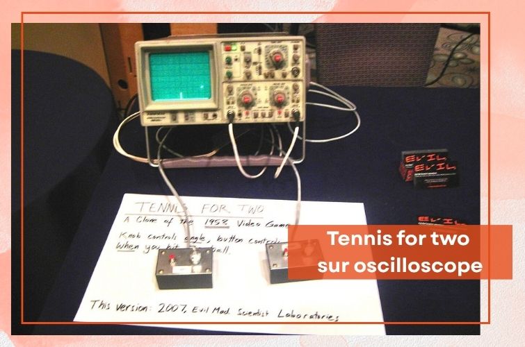 tennis for two sur oscilloscope