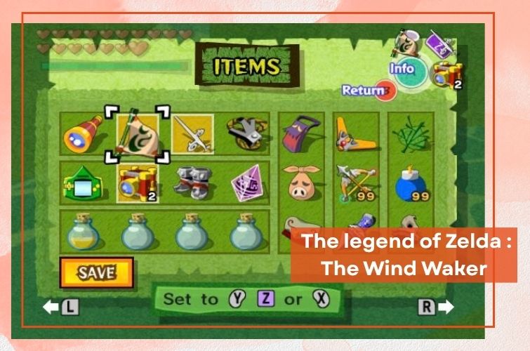 The Legend of Zelda : The Wind Waker (2002) capture d'écran